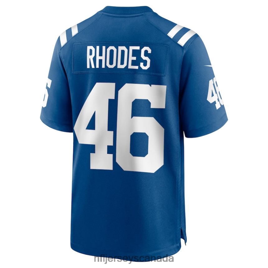 Men Indianapolis Colts Luke Rhodes Nike Royal Game Jersey Clothing NFL TBXFR64337