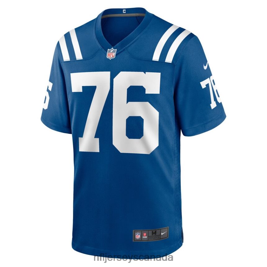 Men Indianapolis Colts Luke Tenuta Nike Royal Game Player Jersey Clothing NFL TBXFR66728