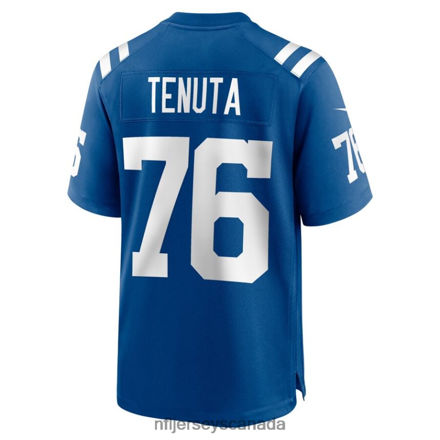 Men Indianapolis Colts Luke Tenuta Nike Royal Game Player Jersey Clothing NFL TBXFR66728