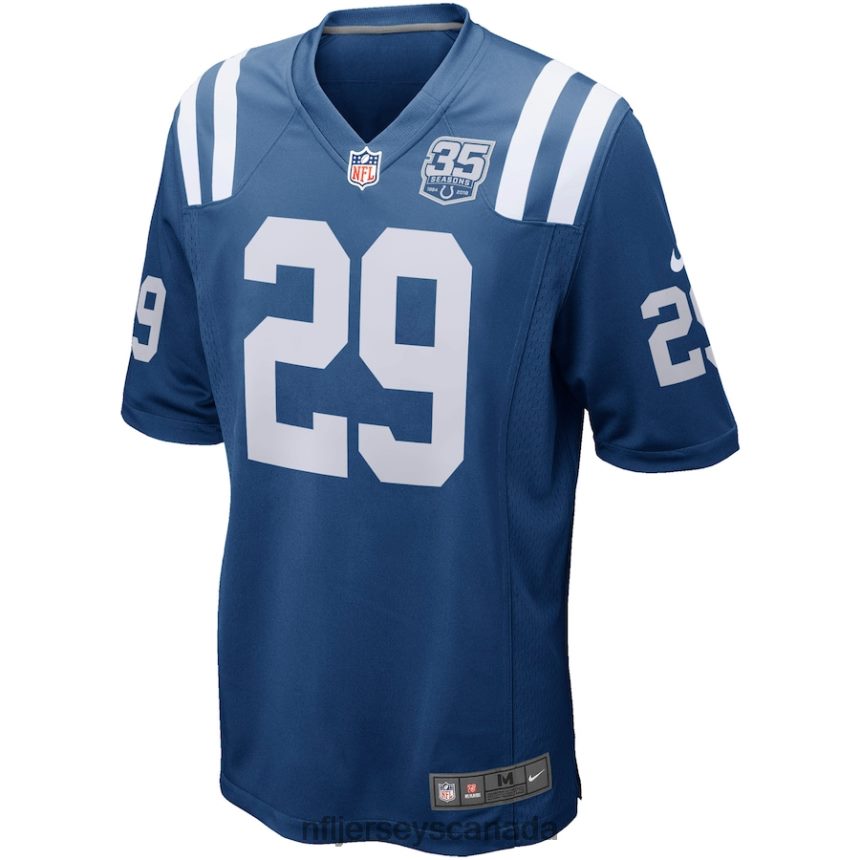 Men Indianapolis Colts Malik Hooker Nike Royal 35th Season Game Jersey Clothing NFL TBXFR65082