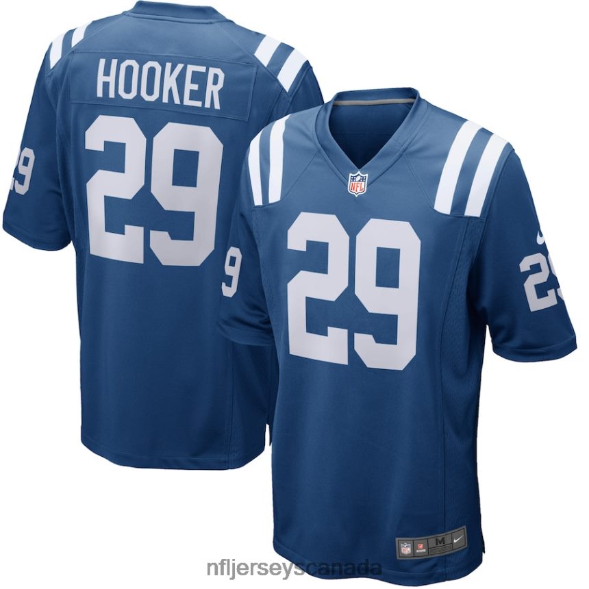 Men Indianapolis Colts Malik Hooker Nike Royal Game Jersey Clothing NFL TBXFR65433