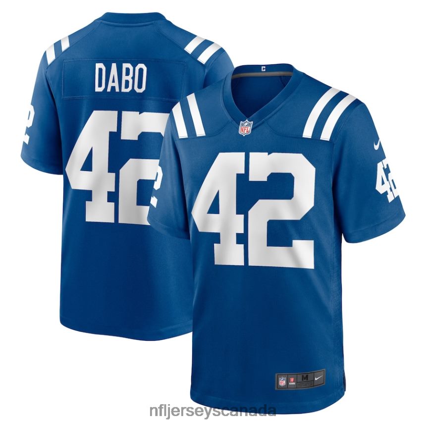 Men Indianapolis Colts Marcel Dabo Nike Royal Game Player Jersey Clothing NFL TBXFR64327