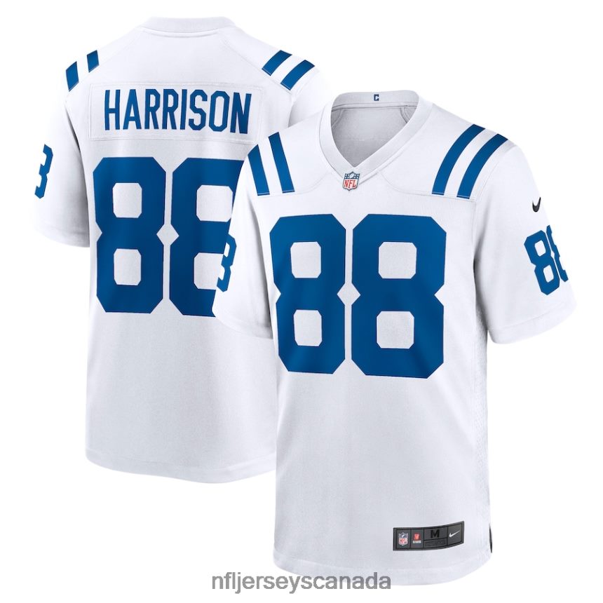 Men Indianapolis Colts Marvin Harrison Nike White Retired Player Game Jersey Clothing NFL TBXFR61969