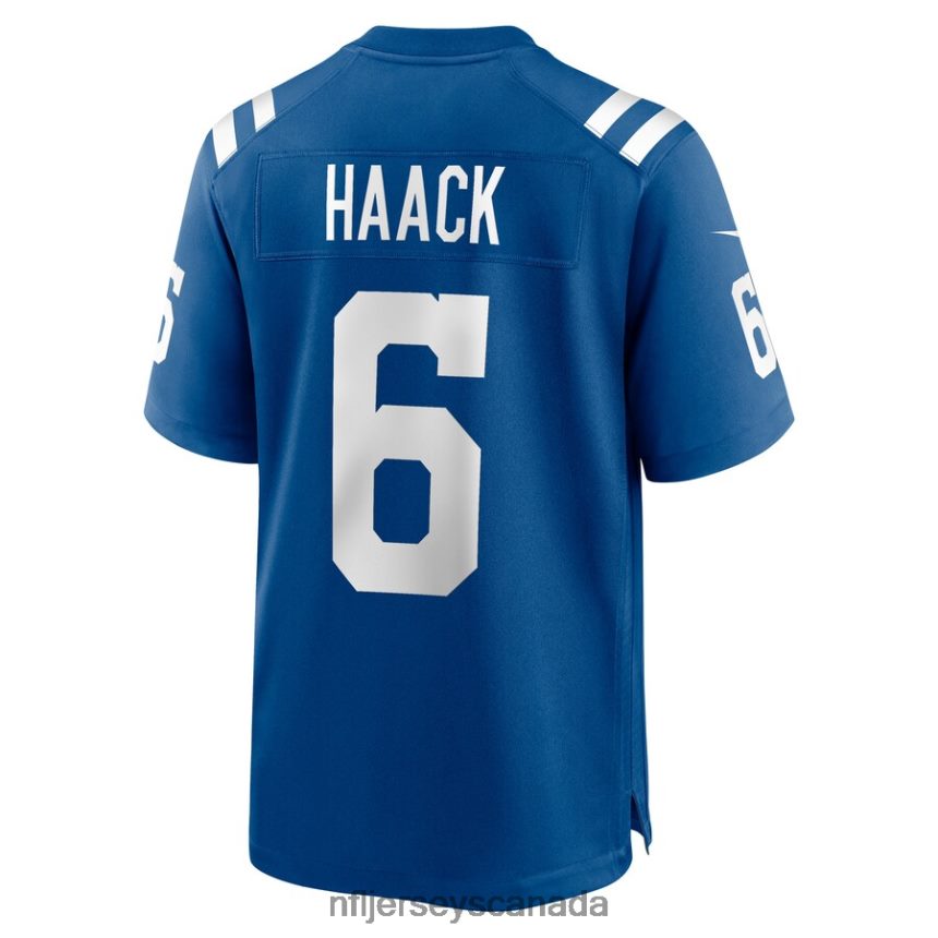 Men Indianapolis Colts Matt Haack Nike Royal Game Player Jersey Clothing NFL TBXFR64376