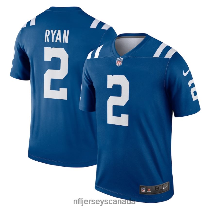Men Indianapolis Colts Matt Ryan Nike Royal Legend Jersey Clothing NFL TBXFR62343