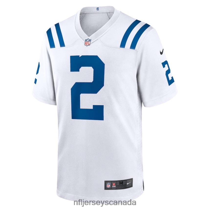 Men Indianapolis Colts Matt Ryan Nike White Game Jersey Clothing NFL TBXFR64921