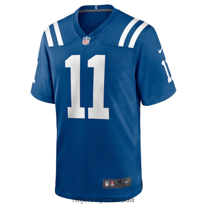 Men Indianapolis Colts Michael Pittman Jr Nike Royal Game Player Jersey Clothing NFL TBXFR62008