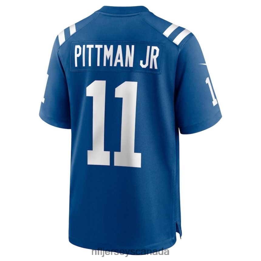 Men Indianapolis Colts Michael Pittman Jr Nike Royal Game Player Jersey Clothing NFL TBXFR62008