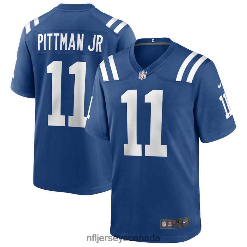 Men Indianapolis Colts Michael Pittman Jr Nike Royal Player Game Jersey Clothing NFL TBXFR61909