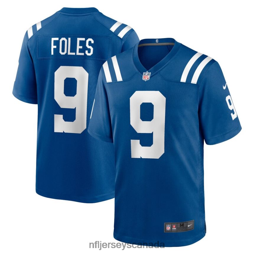 Men Indianapolis Colts Nick Foles Nike Royal Player Game Jersey Clothing NFL TBXFR63847