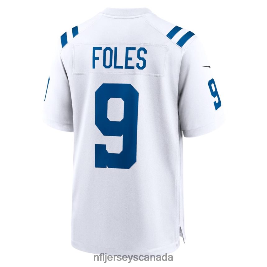 Men Indianapolis Colts Nick Foles Nike White Player Game Jersey Clothing NFL TBXFR63885