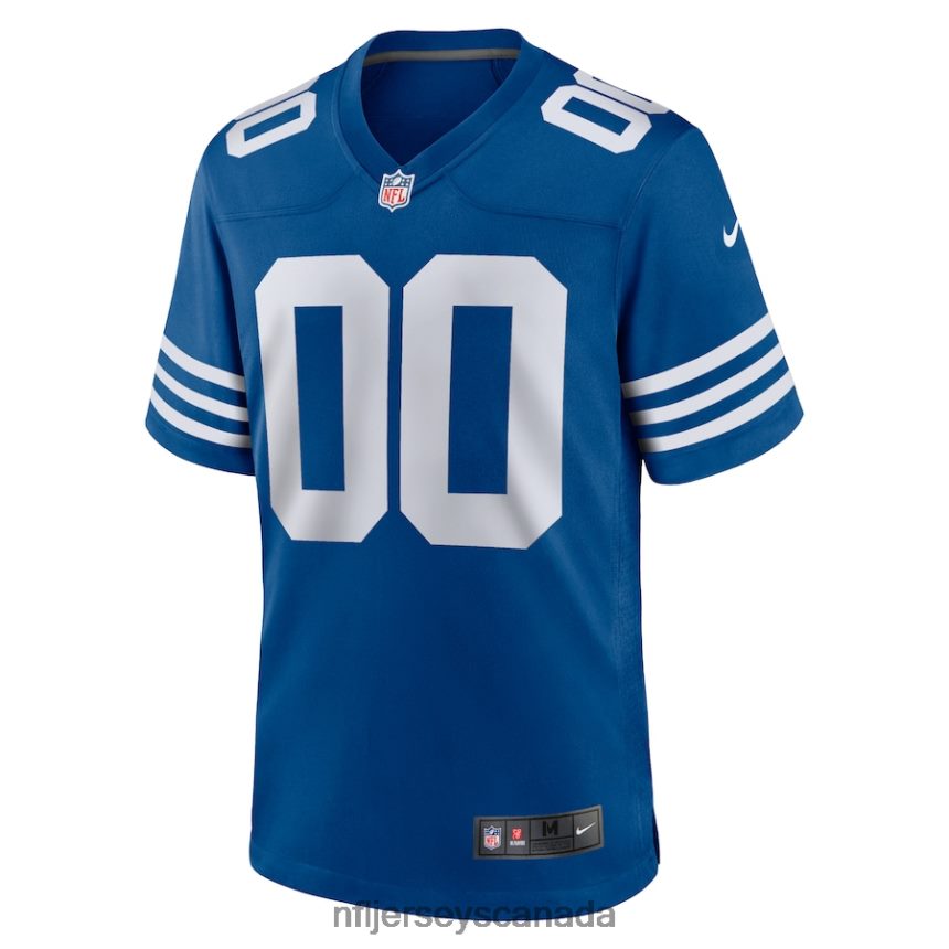 Men Indianapolis Colts Nike Royal Alternate Custom Jersey Clothing NFL TBXFR62358