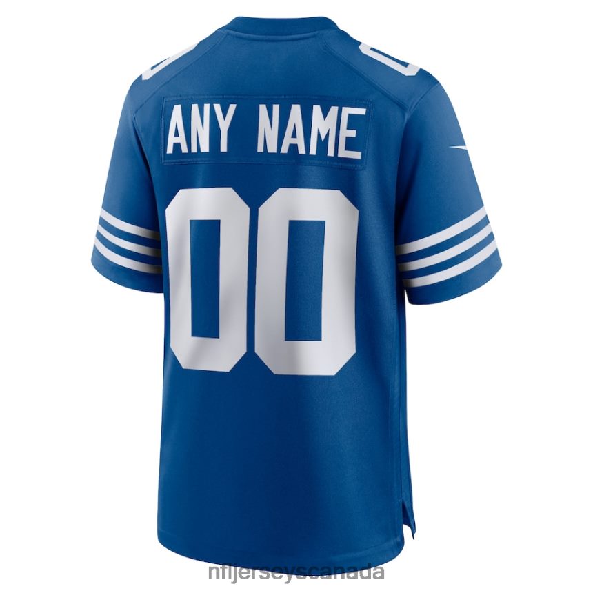 Men Indianapolis Colts Nike Royal Alternate Custom Jersey Clothing NFL TBXFR62358
