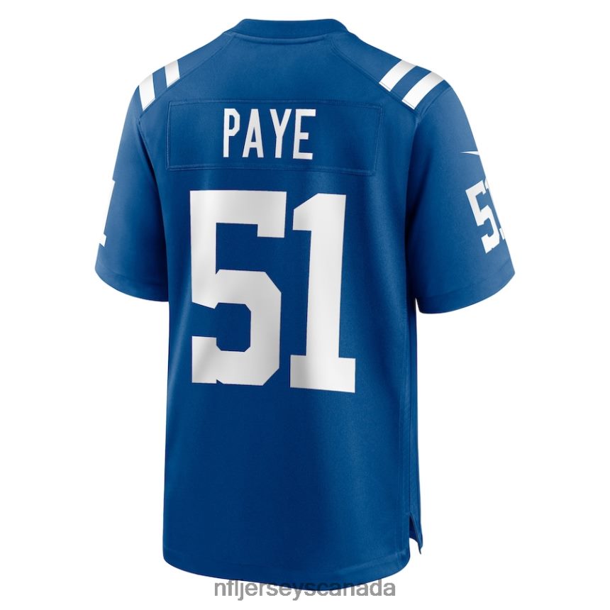 Men Indianapolis Colts Nike Royal Game Jersey Clothing NFL TBXFR64838