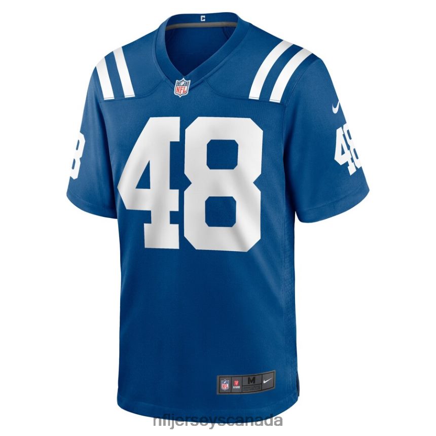 Men Indianapolis Colts Nikola Kalinic Nike Royal Game Player Jersey Clothing NFL TBXFR64378