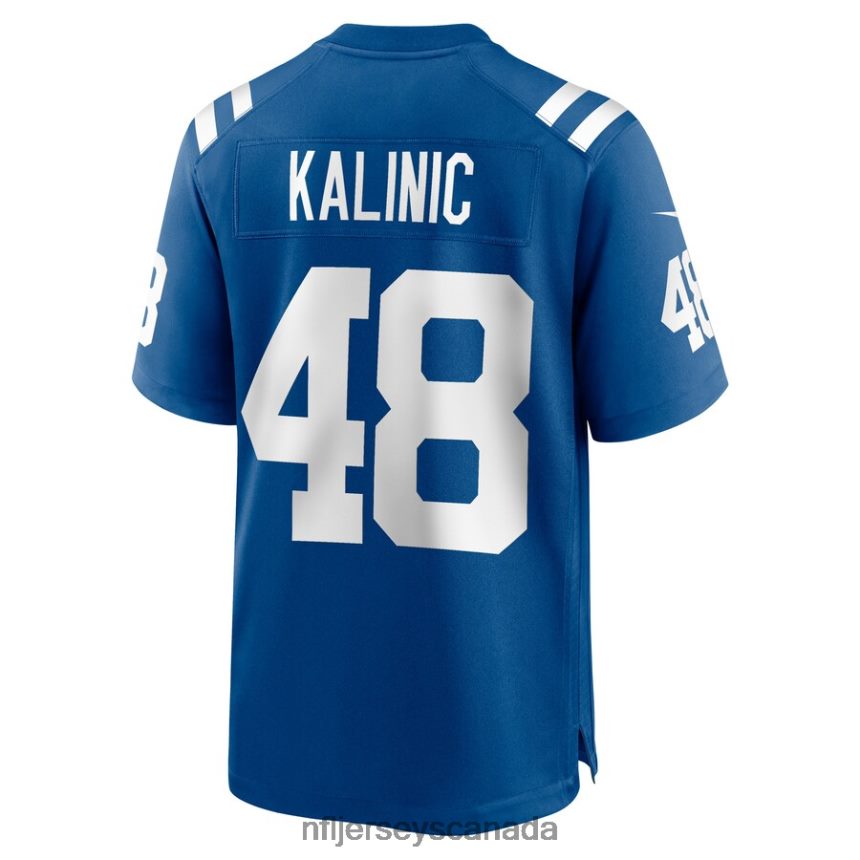 Men Indianapolis Colts Nikola Kalinic Nike Royal Game Player Jersey Clothing NFL TBXFR64378