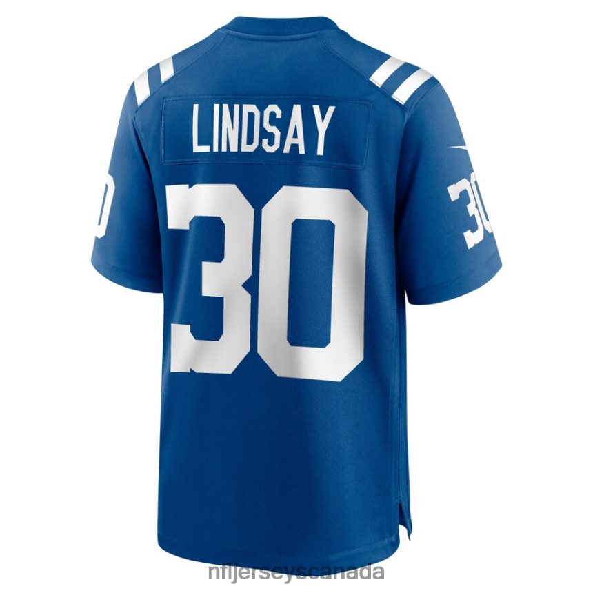 Men Indianapolis Colts Phillip Lindsay Nike Royal Game Player Jersey Clothing NFL TBXFR66805
