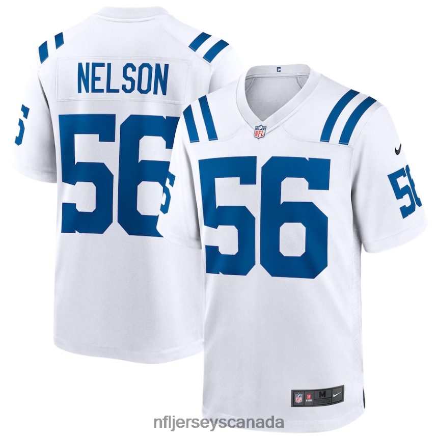Men Indianapolis Colts Quenton Nelson Nike White Game Player Jersey Clothing NFL TBXFR62597