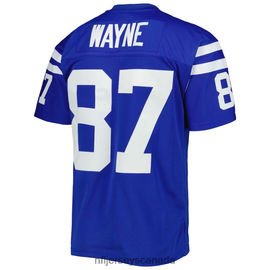 Men Indianapolis Colts Reggie Wayne Mitchell  Ness Royal 2006 Legacy Replica Jersey Clothing NFL TBXFR62497