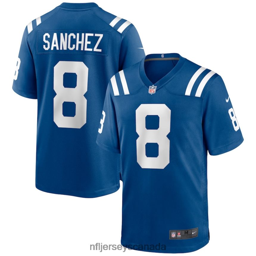 Men Indianapolis Colts Rigoberto Sanchez Nike Royal Game Jersey Clothing NFL TBXFR66877