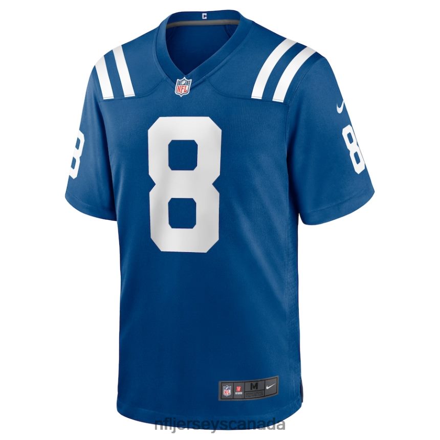 Men Indianapolis Colts Rigoberto Sanchez Nike Royal Game Jersey Clothing NFL TBXFR66877