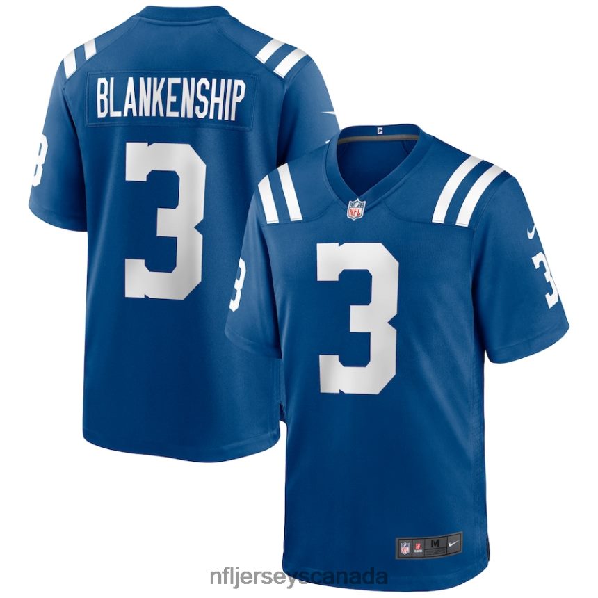 Men Indianapolis Colts Rodrigo Blankenship Nike Royal Game Jersey Clothing NFL TBXFR64342