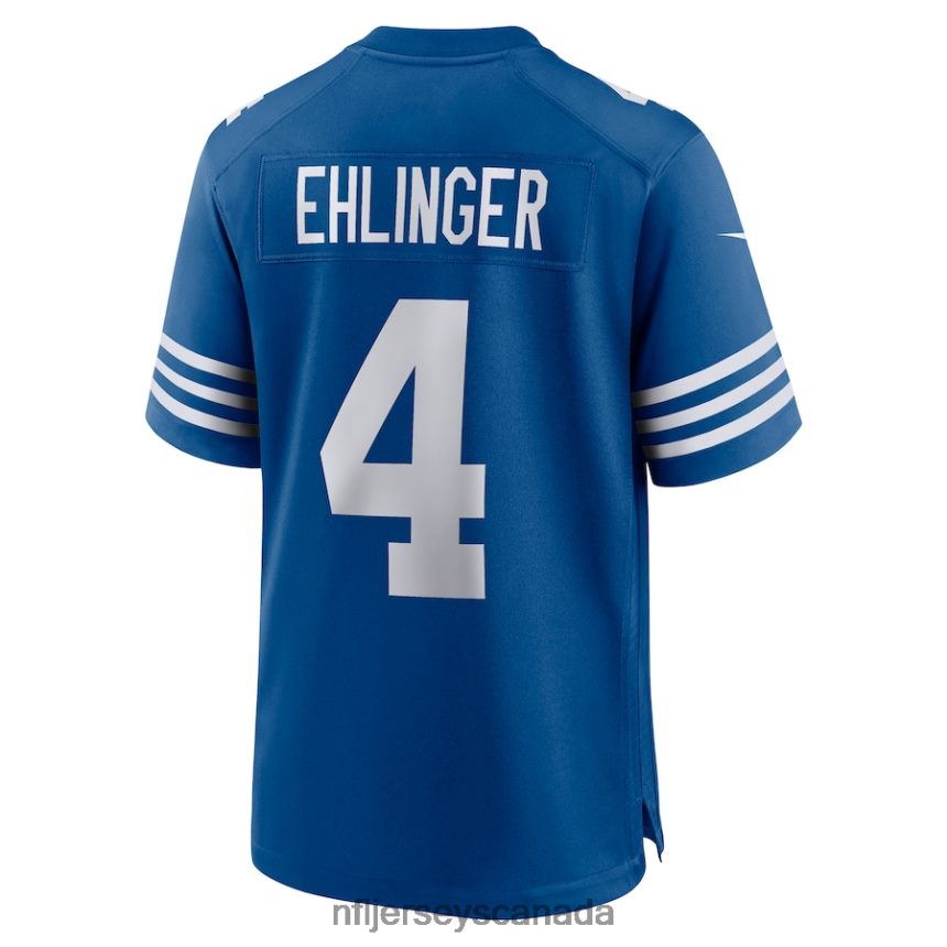 Men Indianapolis Colts Sam Ehlinger Nike Blue Game Player Jersey Clothing NFL TBXFR64330