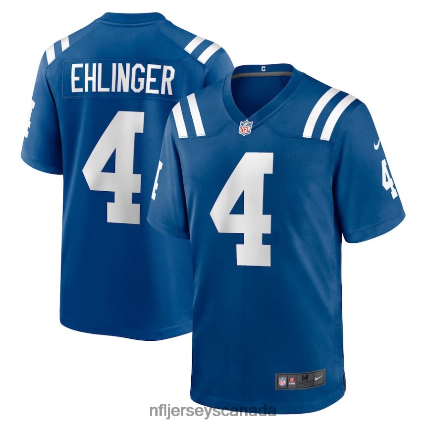 Men Indianapolis Colts Sam Ehlinger Nike Royal Game Jersey Clothing NFL TBXFR63843