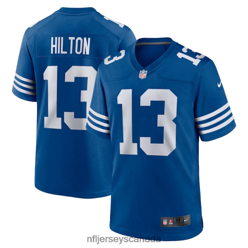 Men Indianapolis Colts TY Hilton Nike Royal Alternate Game Jersey Clothing NFL TBXFR63612