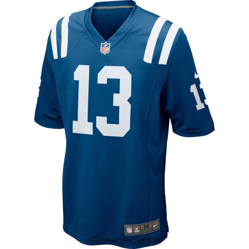 Men Indianapolis Colts TY Hilton Nike Royal Blue Game Jersey Clothing NFL TBXFR64888