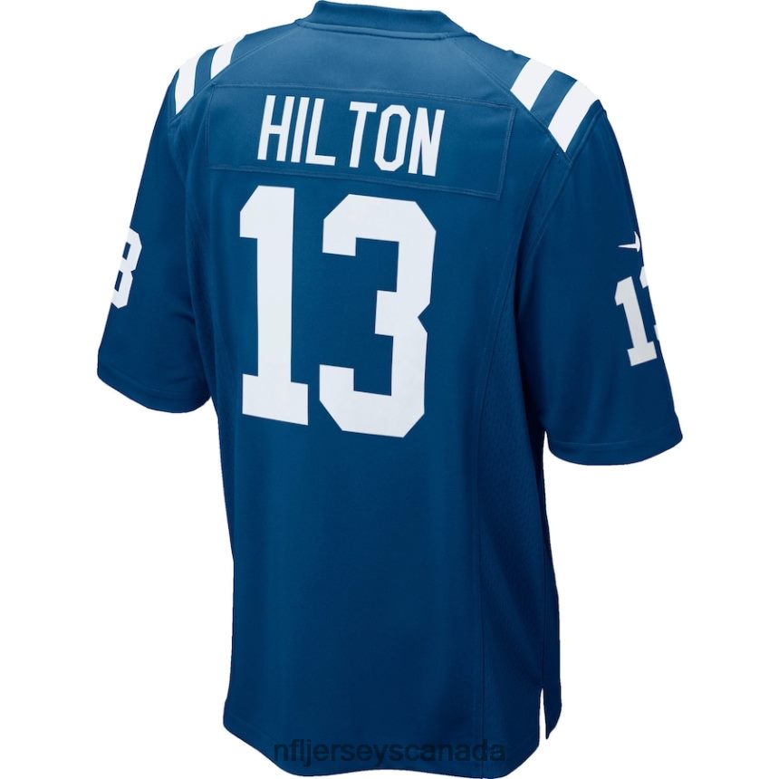 Men Indianapolis Colts TY Hilton Nike Royal Blue Game Jersey Clothing NFL TBXFR64888