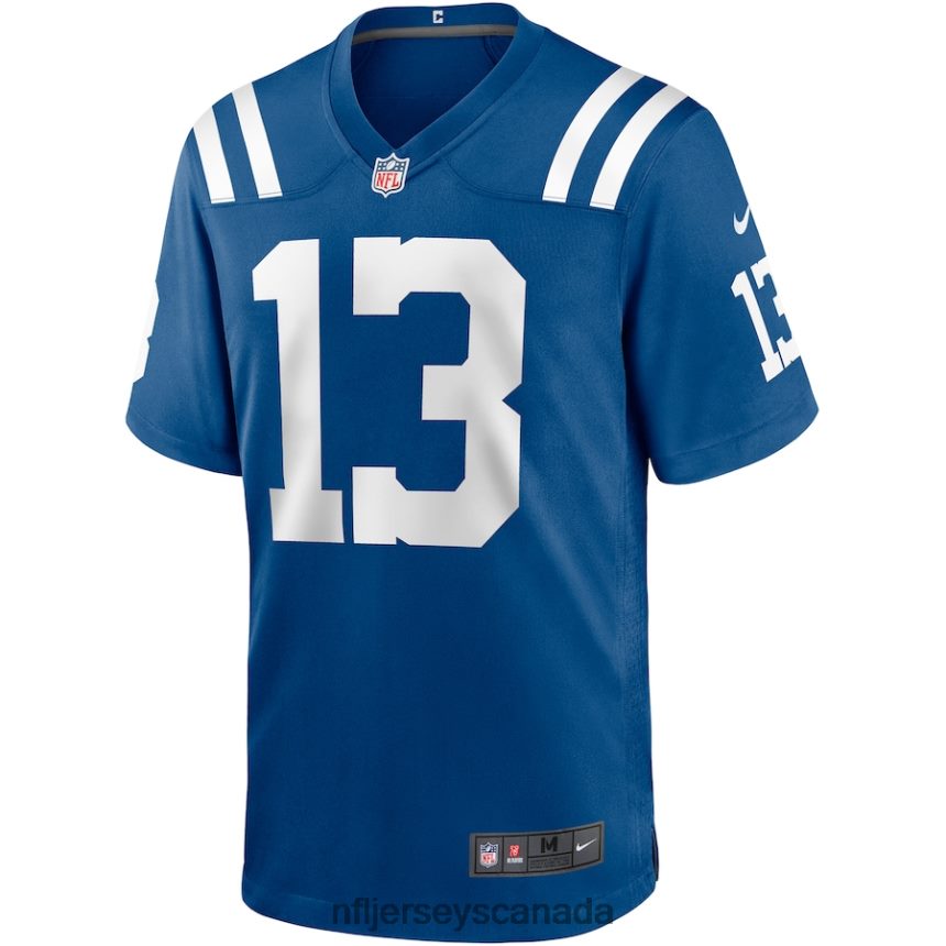 Men Indianapolis Colts TY Hilton Nike Royal Game Player Jersey Clothing NFL TBXFR64957