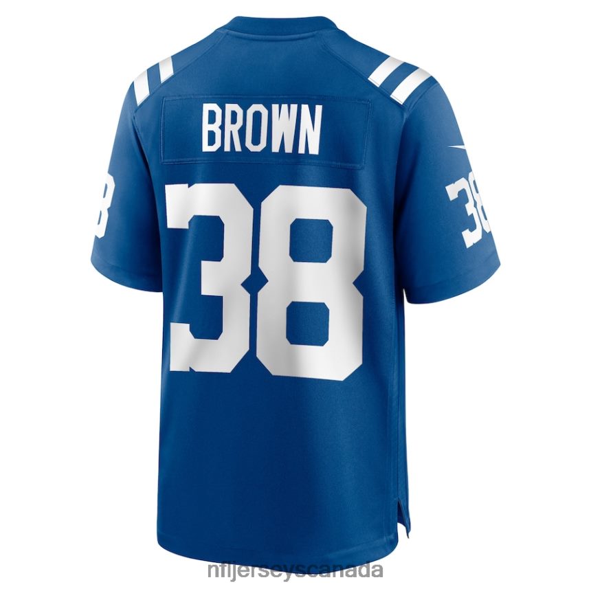 Men Indianapolis Colts Tony Brown Nike Royal Player Game Jersey Clothing NFL TBXFR66714
