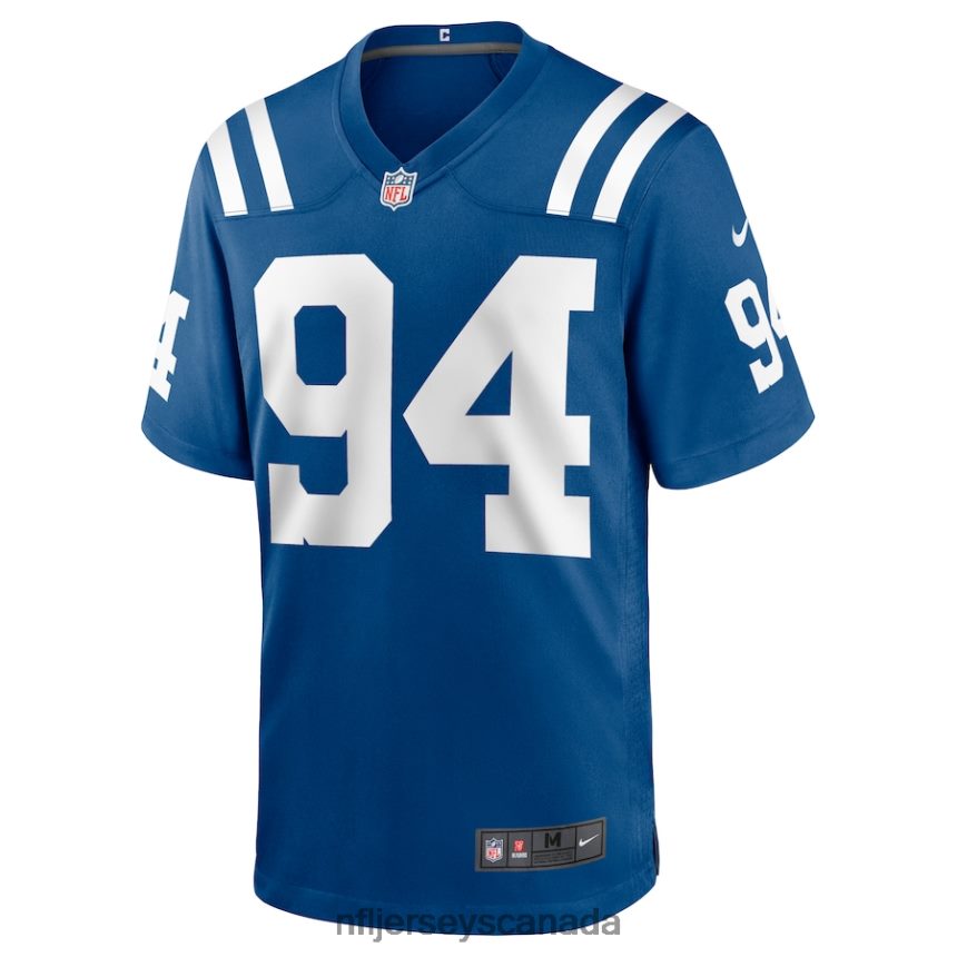 Men Indianapolis Colts Tyquan Lewis Nike Royal Game Jersey Clothing NFL TBXFR65781