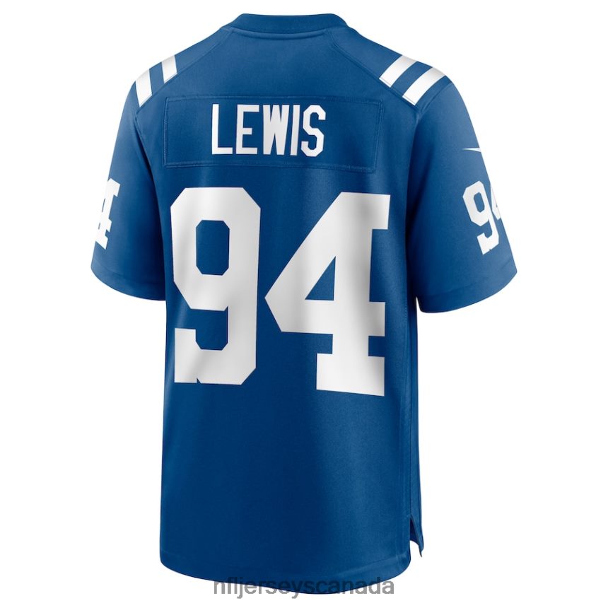 Men Indianapolis Colts Tyquan Lewis Nike Royal Game Jersey Clothing NFL TBXFR65781