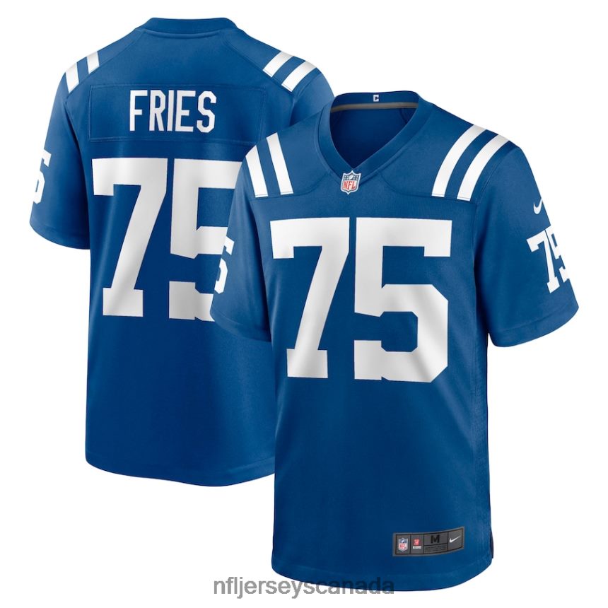 Men Indianapolis Colts Will Fries Nike Royal Game Jersey Clothing NFL TBXFR64901