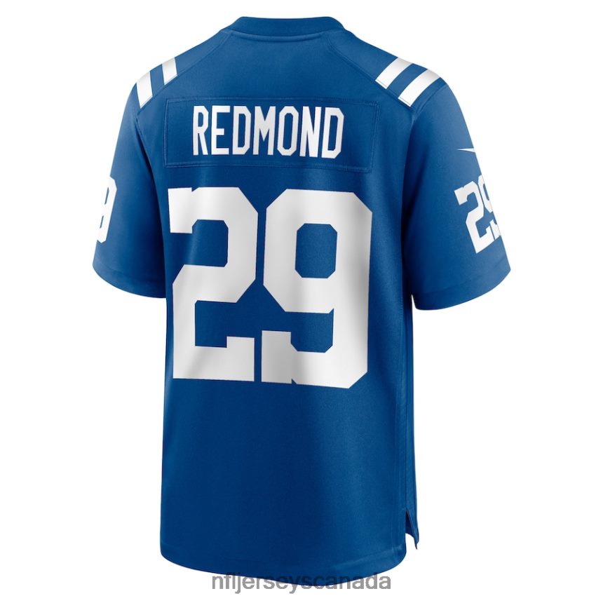 Men Indianapolis Colts Will Redmond Nike Royal Game Player Jersey Clothing NFL TBXFR65921