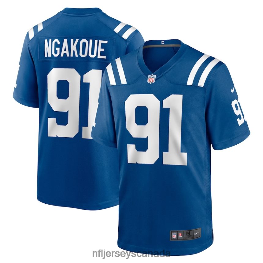 Men Indianapolis Colts Yannick Ngakoue Nike Royal Player Game Jersey Clothing NFL TBXFR66574