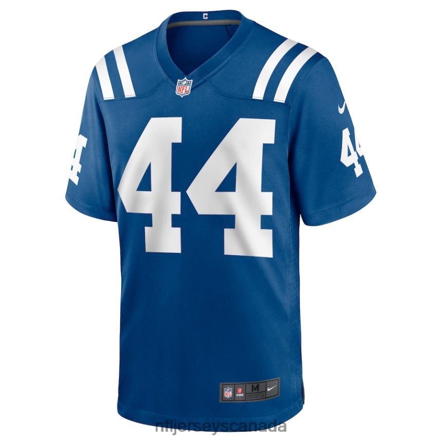 Men Indianapolis Colts Zaire Franklin Nike Royal Game Jersey Clothing NFL TBXFR63655