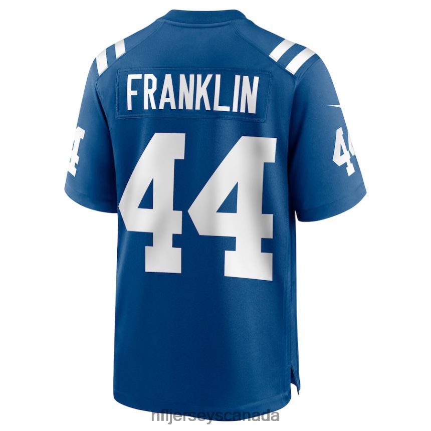Men Indianapolis Colts Zaire Franklin Nike Royal Game Jersey Clothing NFL TBXFR63655
