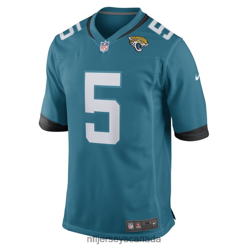 Men Jacksonville Jaguars Andre Cisco Nike Teal Game Player Jersey Clothing NFL TBXFR63243