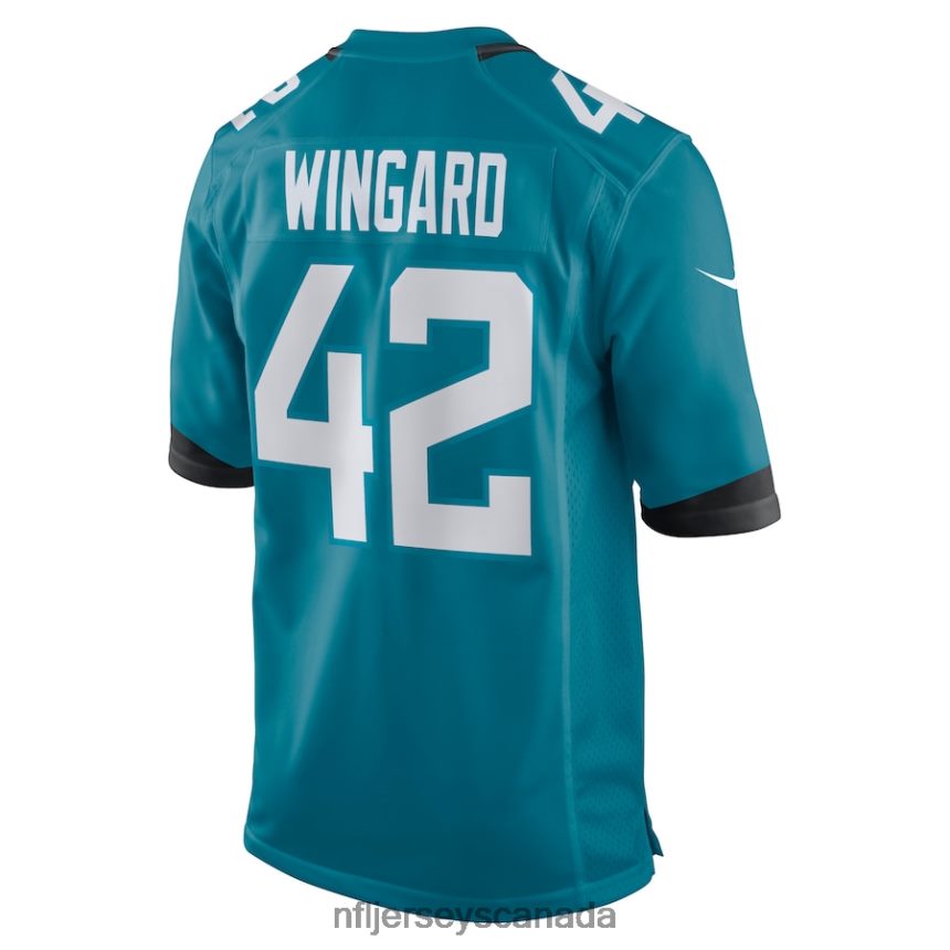 Men Jacksonville Jaguars Andrew Wingard Nike Teal Game Jersey Clothing NFL TBXFR62983