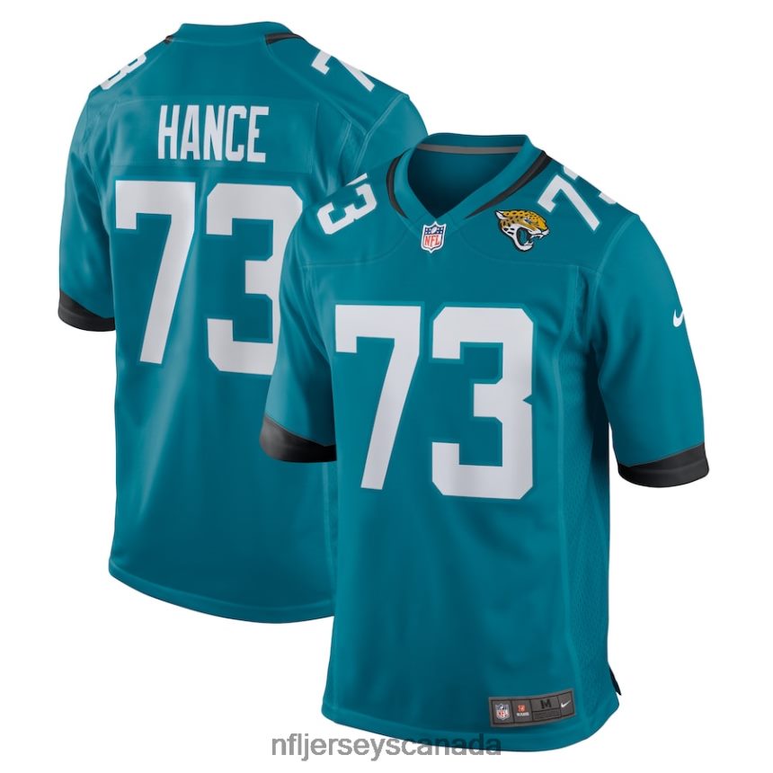 Men Jacksonville Jaguars Blake Hance Nike Teal Home Game Player Jersey Clothing NFL TBXFR64933
