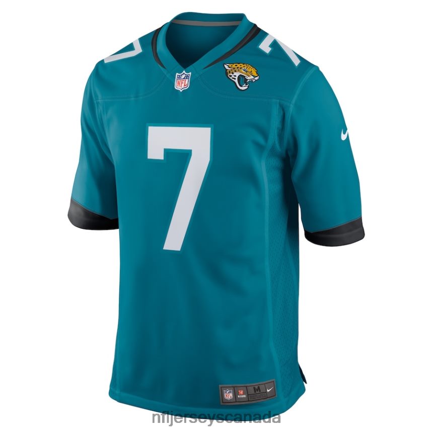 Men Jacksonville Jaguars Byron Leftwich Nike Teal Retired Player Game Jersey Clothing NFL TBXFR64530