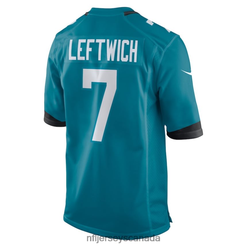Men Jacksonville Jaguars Byron Leftwich Nike Teal Retired Player Game Jersey Clothing NFL TBXFR64530