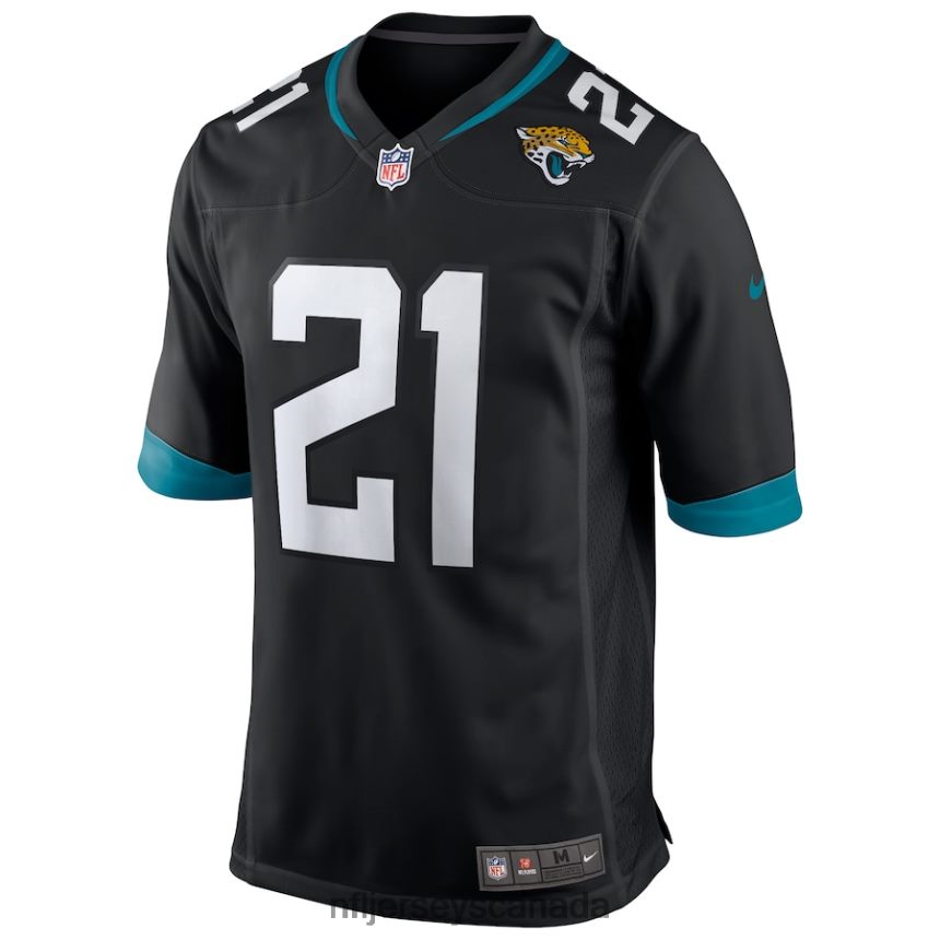 Men Jacksonville Jaguars CJ Henderson Nike Black Game Jersey Clothing NFL TBXFR65459