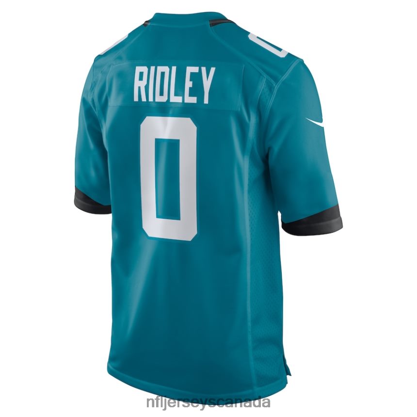 Men Jacksonville Jaguars Calvin Ridley Nike Teal Game Player Jersey Clothing NFL TBXFR6184