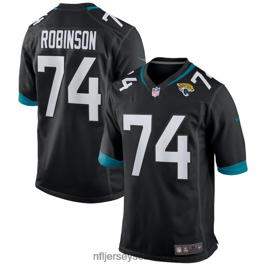 Men Jacksonville Jaguars Cam Robinson Nike Black Game Jersey Clothing NFL TBXFR67053