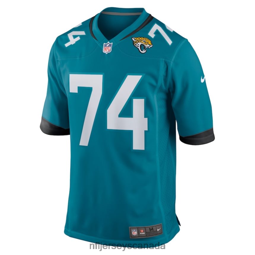 Men Jacksonville Jaguars Cam Robinson Nike Teal Game Jersey Clothing NFL TBXFR64514