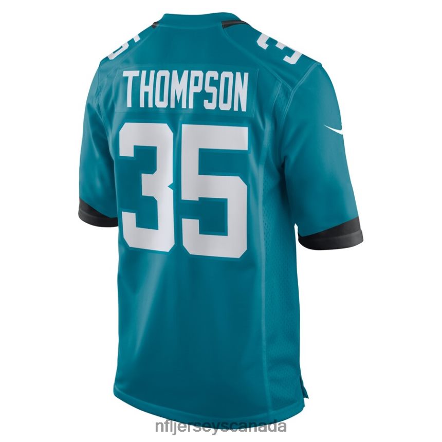 Men Jacksonville Jaguars Deionte Thompson Nike Teal Home Game Player Jersey Clothing NFL TBXFR66892